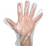 Wegwerp polyethyleen plastic handschoenen